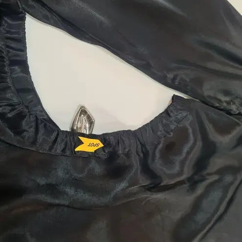 L'Academie Eira Mini Dress in Black Large