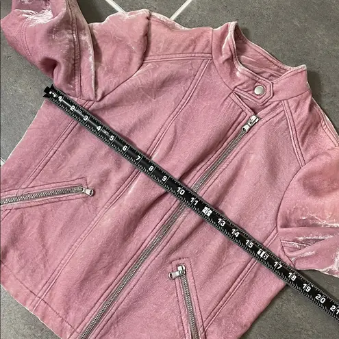 Rebecca Taylor Velvet Moto Jacket size 4