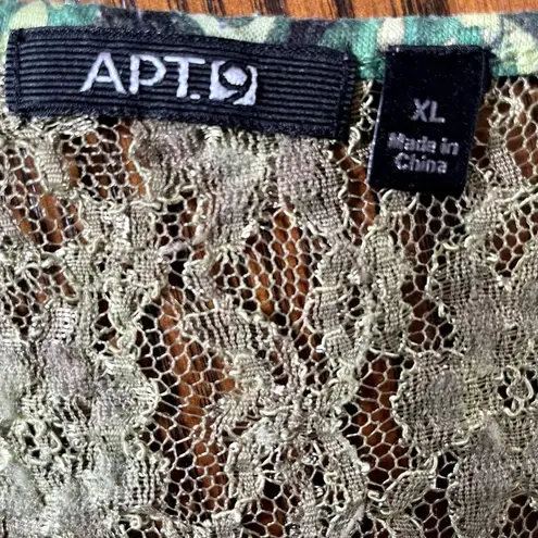 Womens Top Embroidered Bib Lace Back Tie Die Blouse u Green Size XL Boho Shirt E Yellow