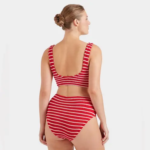 HUNZA G Nadine Bikini Red/White Stripe, BRAND NEW, $255 Red Size undefined