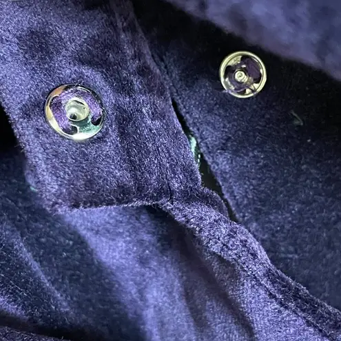 Vintage Velvet Jacket Purple Frog Clasps Women 10 Bridgerton Victorian Royalcore