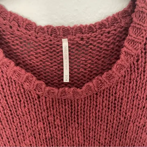 Rust Chunky Knit Sweater Vest NWOT