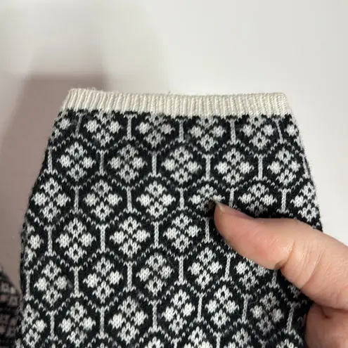 Equipment Femme cashmere wool blend block geometric print sweater size XS