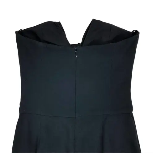 Emporio Armani  Sweetheart Neckline Black Dress 6