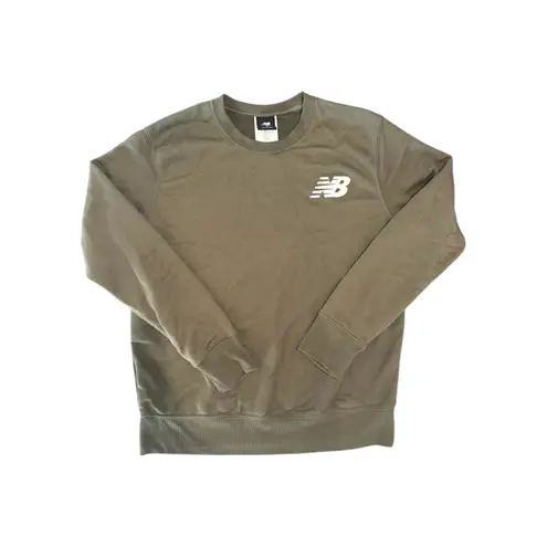 New Balance  Women’s Hunter Green Logo Crewneck Sweatshirt Size Medium