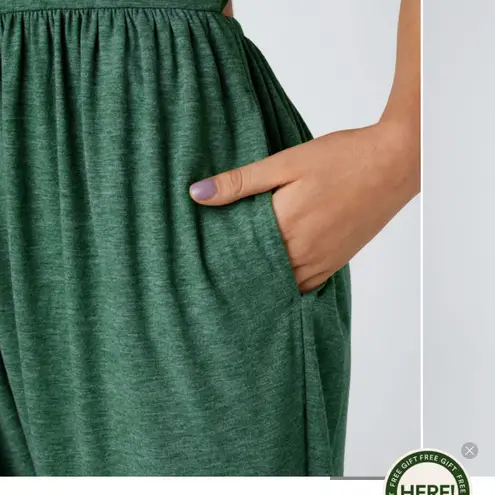 Halara NWT U Neck Pocket Harem Casual Jumpsuit-Easy Peezy Edition size Med