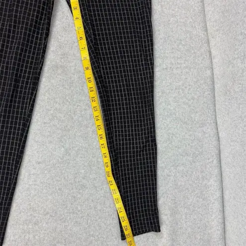 Seven7 Women's Black Check Skinny Ponte Pants Size M Casual