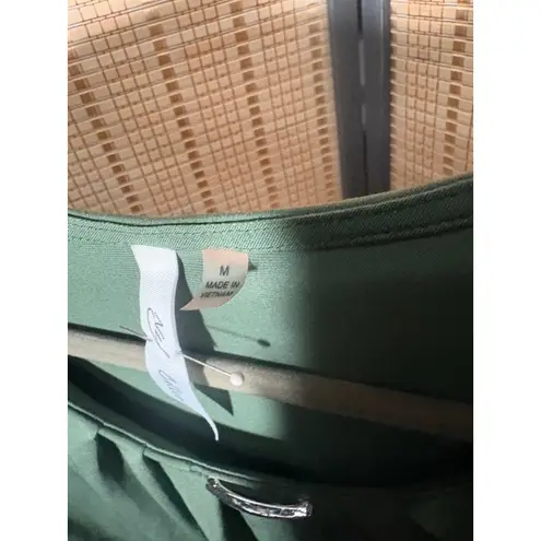 Ny Collection Women's Green Short Sleeve Top M