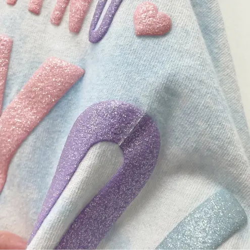 Disney Dug Spirit Jersey Sz XL Up Movie I Just Met You & I Love You Blue Tie Dye