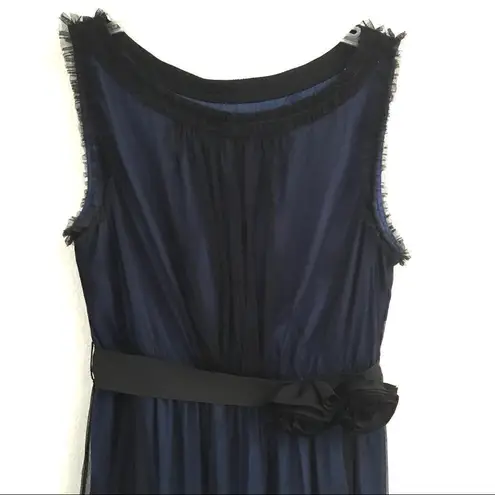 Moulinette Soeurs Anthropologie sheer overlay dress S