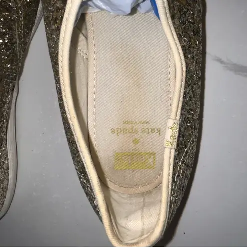 Keds X Kate Spade Silver Sparkly Sneakers Women's Size 11