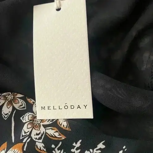 MELLODAY 🆕 Boho Vibes Chiffon Tier Tunic Top XS🆕