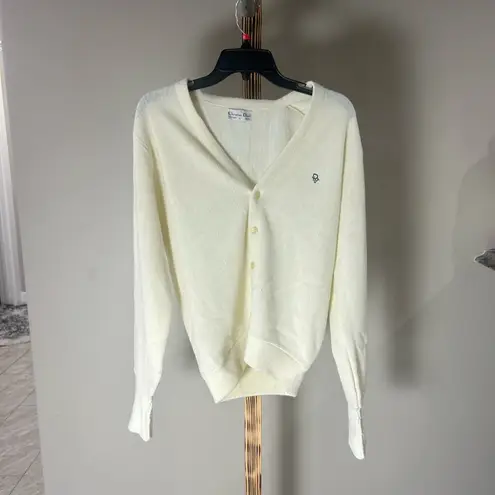 Christian Dior  Cream Cardigan – Size Small thumbnail 2