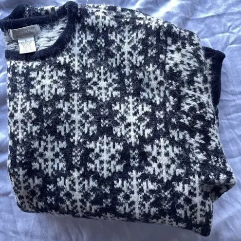 Christopher & Banks Christopher Banks Vintage Flakes Winter Theme Sweater Women’s Size L - Image 16