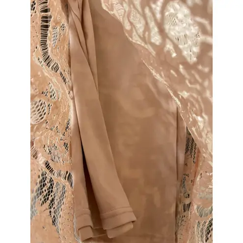 Ultra Pink Lace Blush top with cami size Large