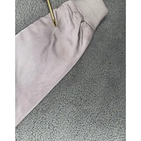 Nike Air Therma Fit Bomber Jacket Women XS Loose Long Full Zip Pink