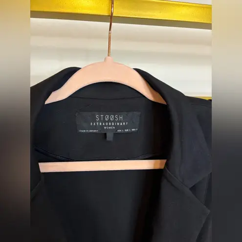 Stoosh black blazer jacket with button, large