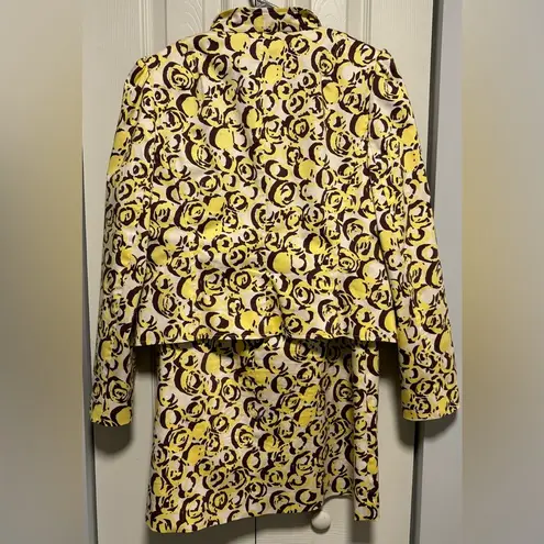 Doncaster 2 Piece Vintage Yellow/Brown Suit