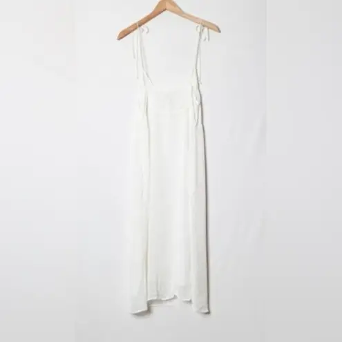 Wilfred  Liberty Dress Espace White Midi V Neck
Long Cottagecore 2 Aritzia