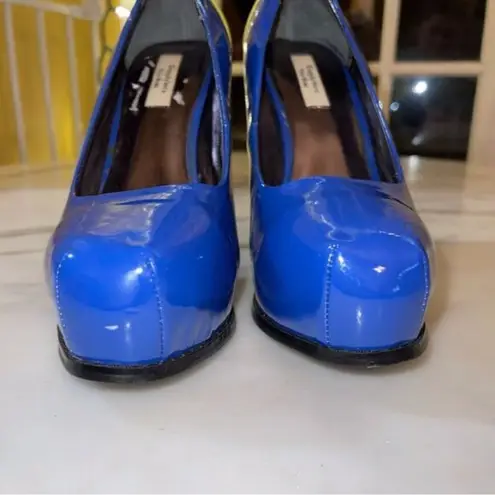 Simply Vera, Vera Wang Simply Vera Vera Wang Cobalt Blue Lime Green Platform Pump Heels