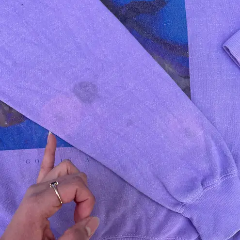 Ariana Grande God Is A Woman Tour Purple Crewneck Sweater