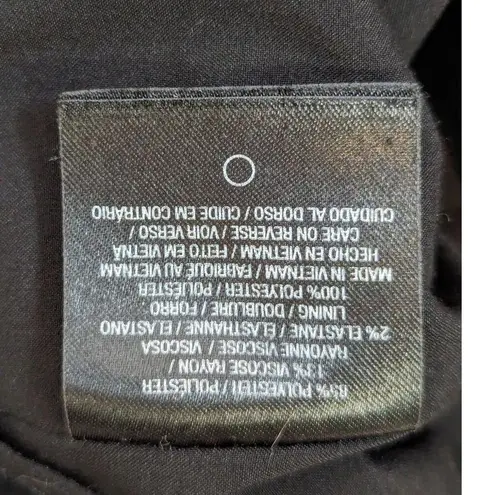 Tahari V-neck Short Sleeve Sheath Dress Black and Gray Size 8