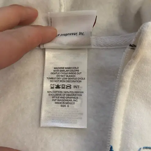 Harley Davidson White Zip Up Hoodie Sweatshirt Women’s Small