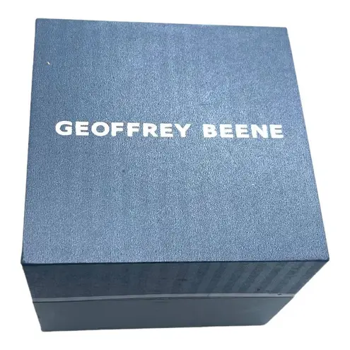 Geoffrey Beene NIB Genuine Blue Sapphire Mens Analog Watch Style # GB8202GU - Image 6