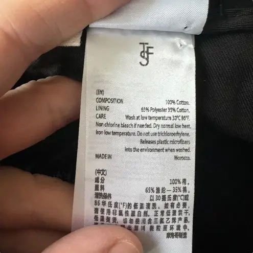 The Frankie Shop NEW Hailey Cargo Jeans Black Denim