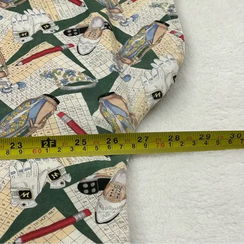 Women’s Golf Scene Medical Nurse Utility Scrubs V Neck Shirt Adult Unisex Size L Tan Size L