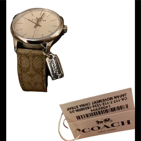 Coach NWT  Ruby Watch, 32 Mm Khaki