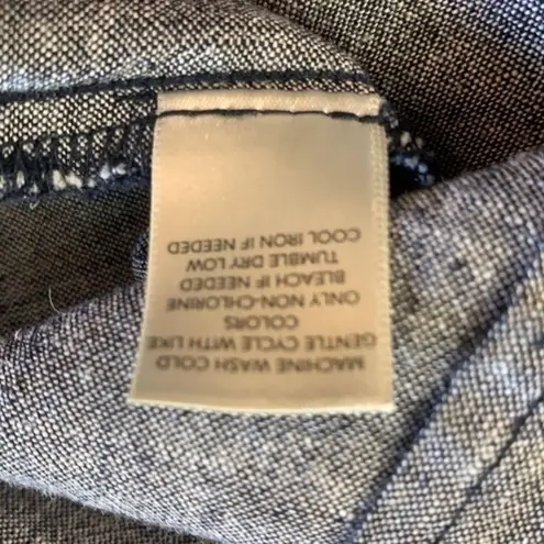 Christopher & Banks FREE with purchase! linen blend henley top S