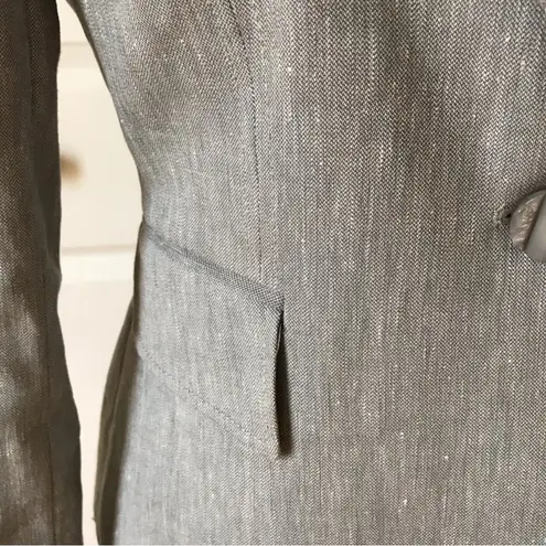 Alex Marie Elegant Gray linen-blend Women's Blazer