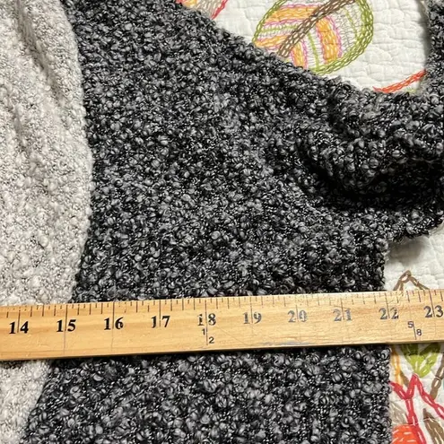 Ruby Rd . women's size large grey draped cardigan sweater lightweight longsleeve - Image 4