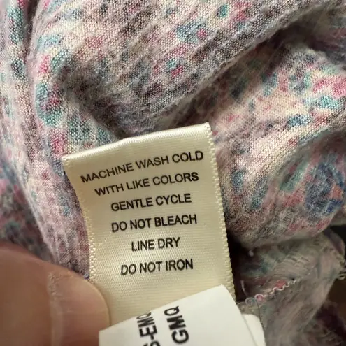 Self Esteem Top Size 1X Pink Gray