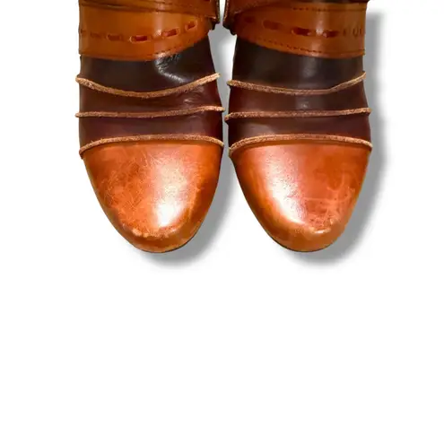 Spring Step L'Artiste Wondrous Booties Size 40 Women's Multicolor Leather Heels Brown
