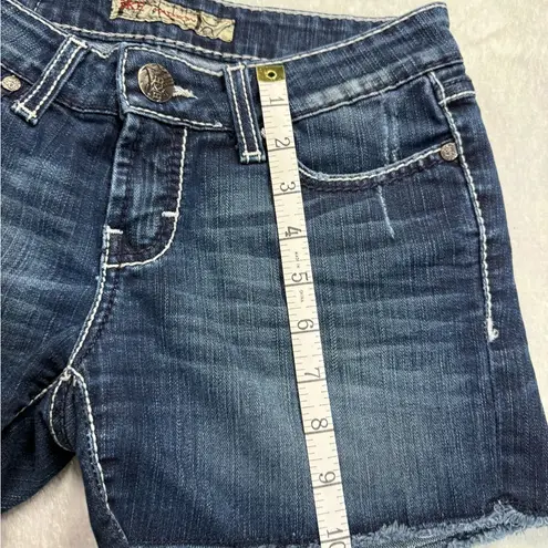 BKE Blue Jean Shorts Cut-Off Style with Rolled Cuffs