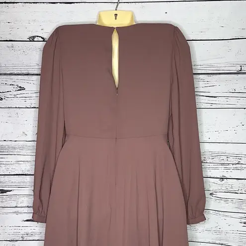 EXPRESS  NWT Size S Mauve Surplice V-Neckline Cut-Out Back Fit & Flare Dress