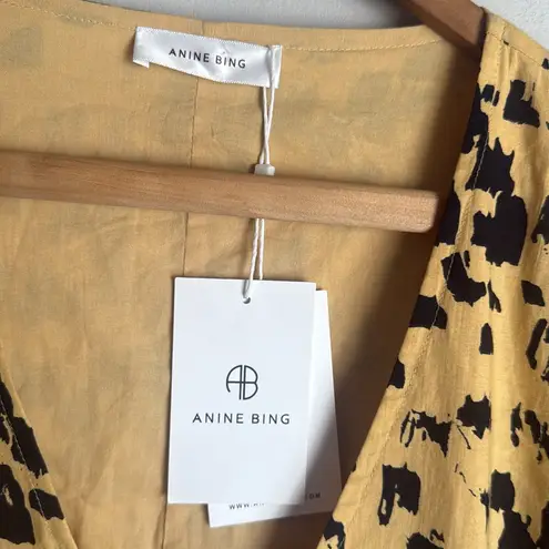 ANINE BING NEW Peyton Dress in Painterly Leo Multi Large