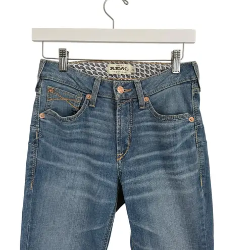 Ariat  REAL High Rise Boot Jeans Western Country Rodeo Cowgirl Hemmed Womens 26