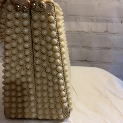 Tara Original Vintage MCM 1960s Beaded Box Purse Handbag