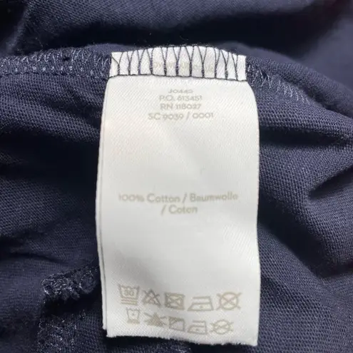 Boden Navy Blue Sleeveless Jumpsuit Womens 6 Tall Belted Wide Leg Pockets Comfy Size undefined