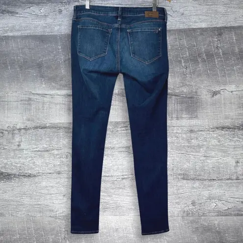 Mavi Jeans Mavi Adriana Super Skinny Dark Blue Jean Women 29 (32X31) Mid Rise Stretch Denim