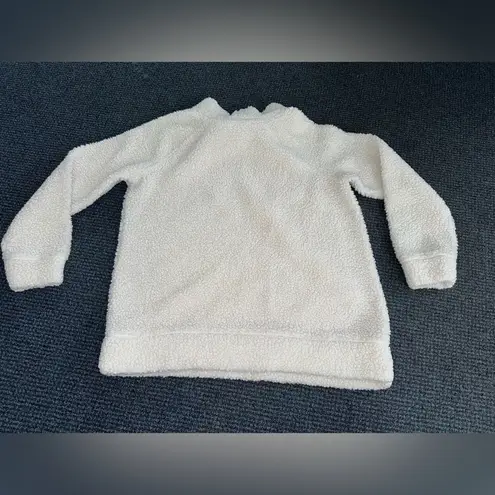 Haven Well Within Sherpa Funnel Neck Tunic White Size XS