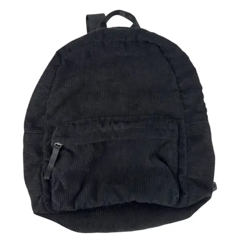 Forever 21  Kawaii Corduroy 15" Classic Backpack Black