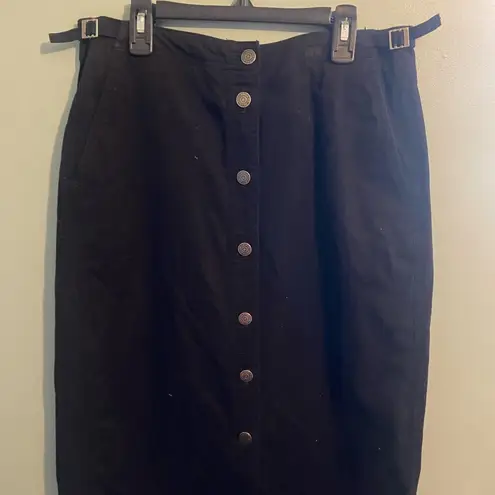 Ralph Lauren Vintage  Button-Down Maxi Skirt