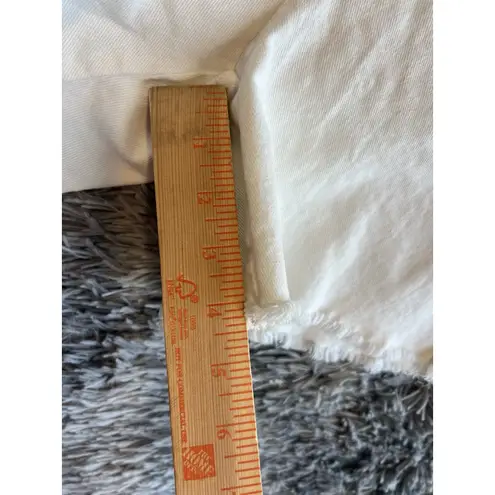 La Miel Denim Shorts Size Large White Rodeo Cowgirl Beach Cruise Travel