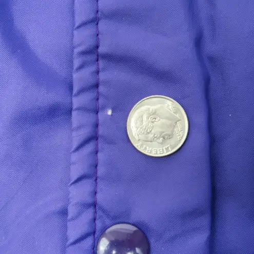 Vintage 80s David Peyser Kansas State Wildcats Windbreaker Purple Size M