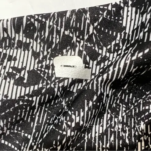 Prince Active Tank Top Black White Print Size L Tennis Racerback Stretch Size L