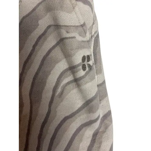 Sweaty Betty Essentials Women's XS Gray Zebra Print Shorts Comfy Loungewear Cozy